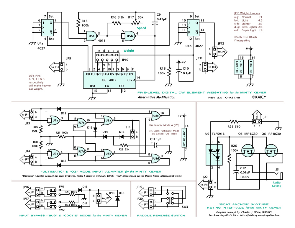 Iambic Keyer Schematic