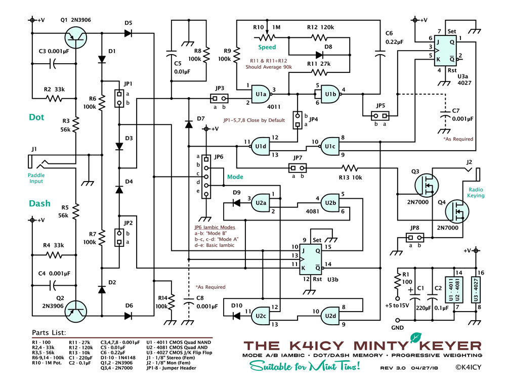 Iambic Keyer Circuit