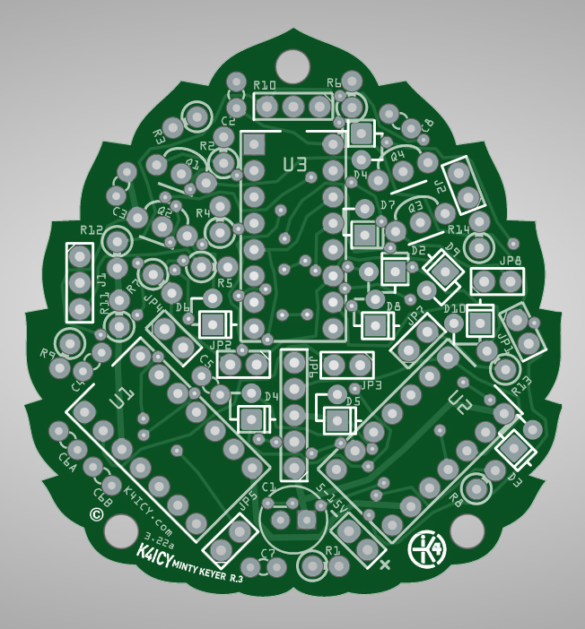 Minty Keyer Rev 3.22a Gerber Viewer Preview