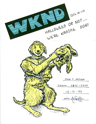 WKND Pirate Radio QSL