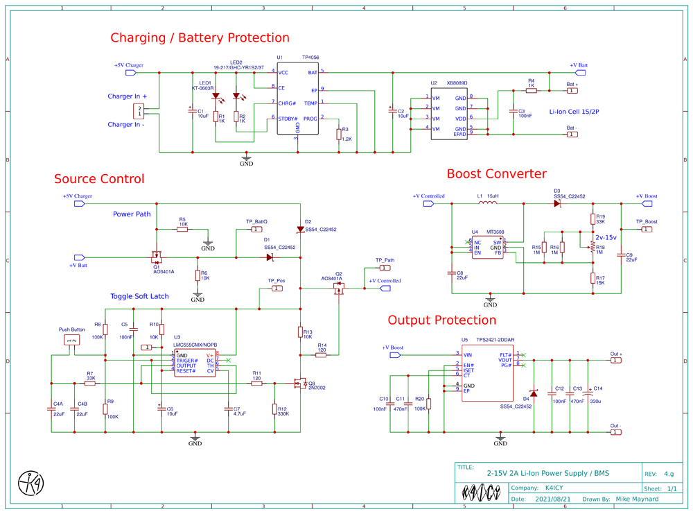 K4ICY, 2A 2V-15V BMS