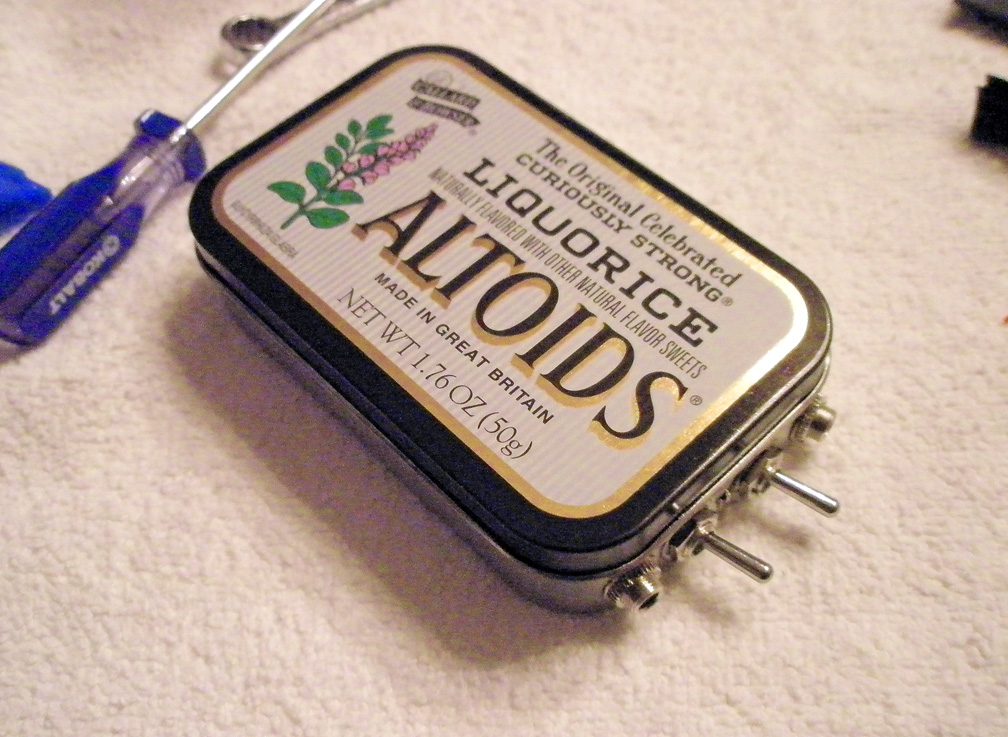 Example of a finished radio accessory
