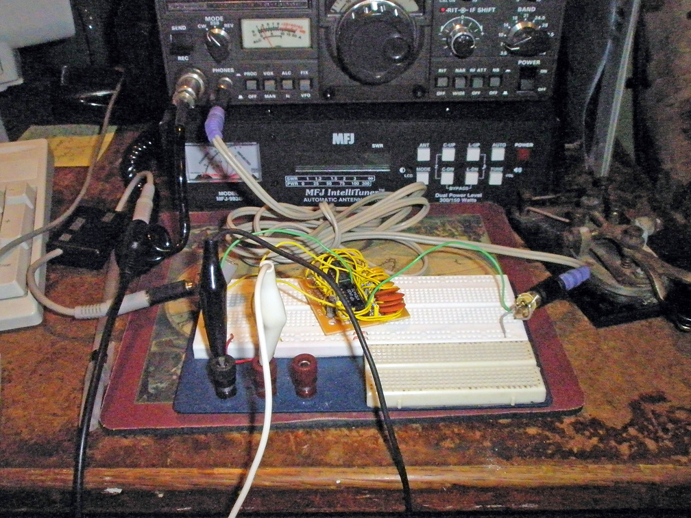 Show here re-connected to rig