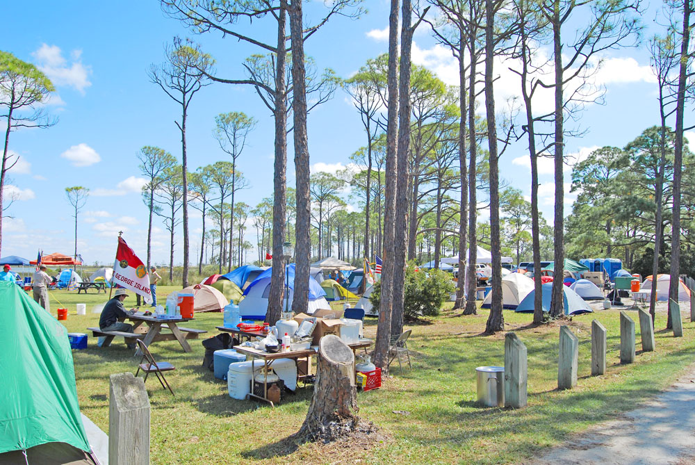 View of South East of camp