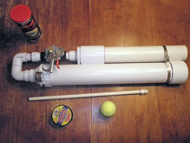 K4ICY's Homebrew Pneumatic Antenna Launcher