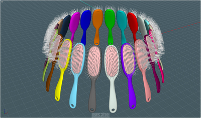 Construction dune Brosse  Cheveux