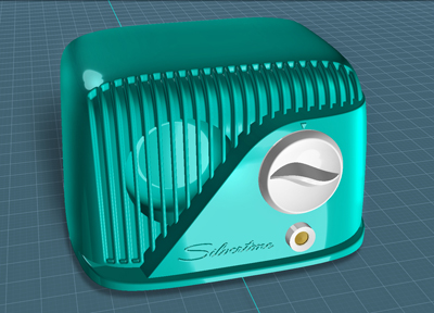 Silvertone Bakelite Radio