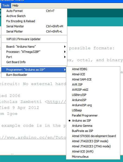 Arduino As ISP