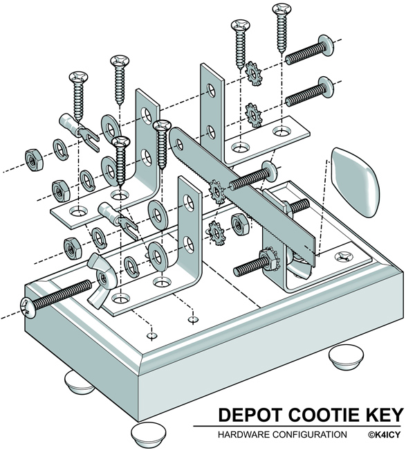 K4ICY "Depot Cootie" Key Tutorial