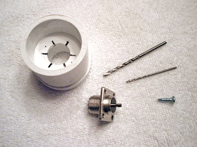 cylinder antenna connector mount parts