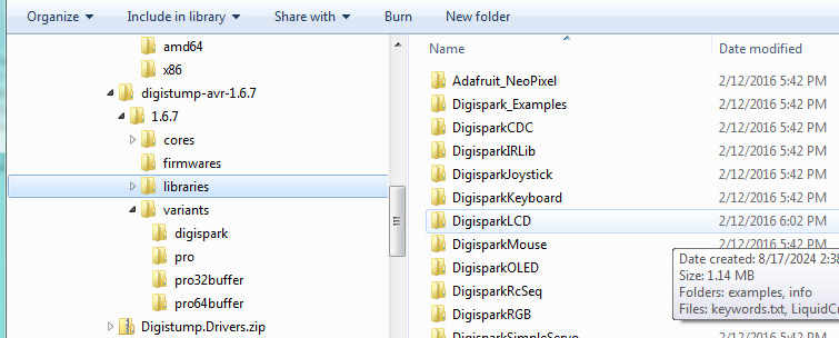 Digistump AVR Libraries