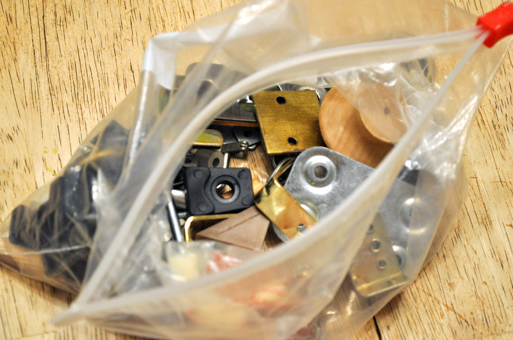 Bag full of junk parts